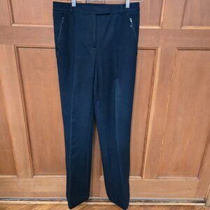 St. John Sport Women's Stretch Pants with Zipper pockets Size 8 Black